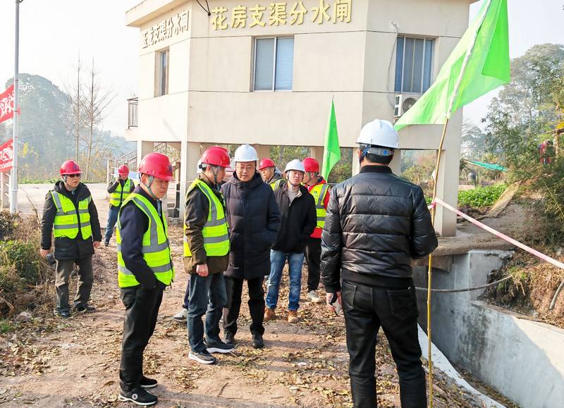 公司紀(jì)委赴都江堰灌區(qū)“十四五”續(xù)建配套與現(xiàn)代化改造工程施工第六標(biāo)段開(kāi)展檢查督導(dǎo)工作