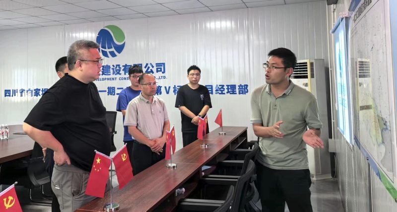 深入一線嚴把關(guān) 工程建設快加鞭——羅雪赴向家壩灌區(qū)北總干渠一期二步工程第Ⅴ標段檢查指導